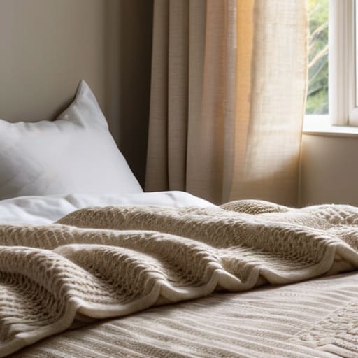 Layered bedding styling for Making It Stick.
