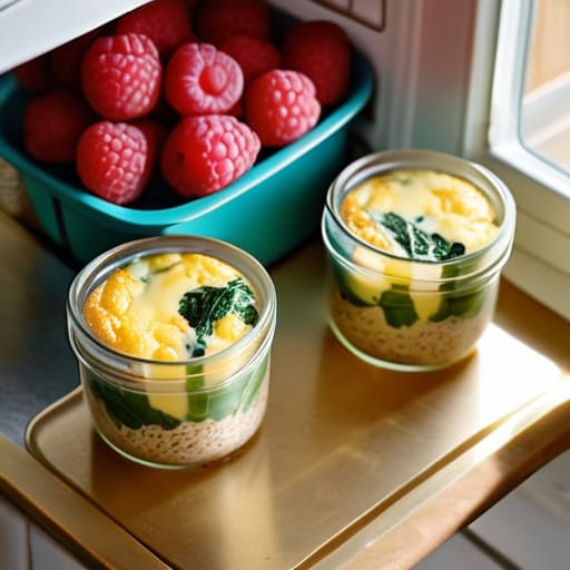 The Breakfast "Grab and Go" meal prep.