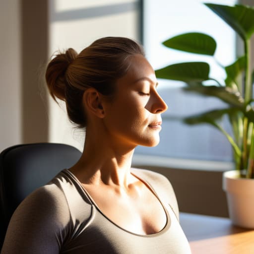 Effective desk stretches to relieve tension.