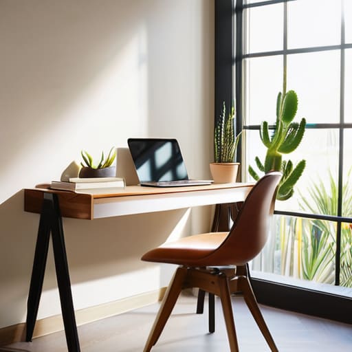 Productive home office setup ideas for design.